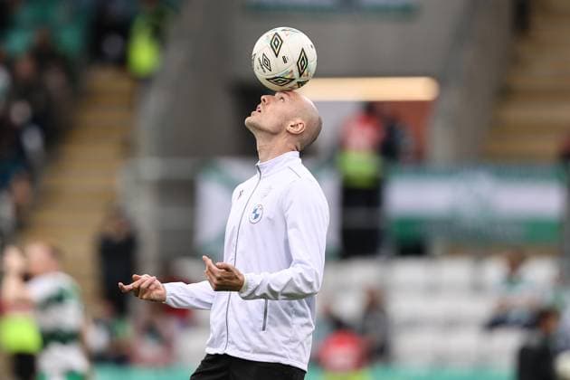 UEFA Champions League First Qualifying Round Second Leg, Tallaght Stadium, Dublin 16 7 2024 Shamrock Rovers vs Vikingur Reykjavik Vikingur Reykjavik s Aron Elis Thrandarson during the warm-up Aron Elis Thrandarson during the warm-up 16 7 2024  Copyright: x INPHO BenxBradyx BB1_9744