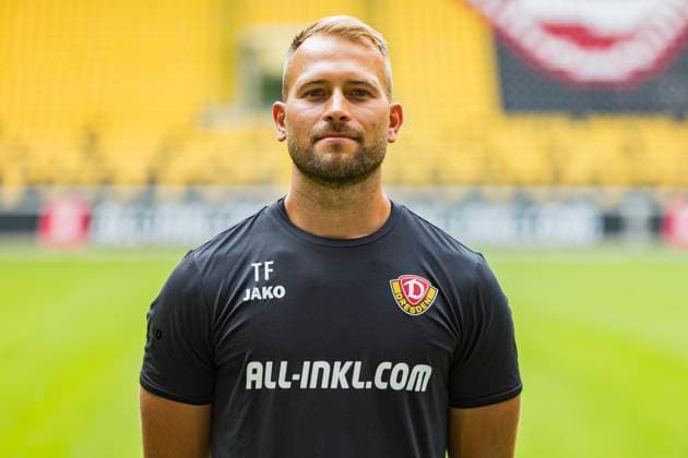 16 07 2024, xomx, Fußball 3 Liga, Tony Fischer (Physiotherapeut) - Dynamo Dresden Fototermin Saison 2024 25, Porträttermin 2024 2025 emspor, Bild DFL DFB REGULATIONS PROHIBIT ANY USE OF PHOTOGRAPHS as IMAGE SEQUENCES and or QUASI VIDEO Dresden