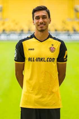 16 07 2024, xomx, Fußball 3 Liga, Dynamo Dresden Fototermin Saison 2024 25, Porträttermin 2024 2025 emspor, Bild Claudio Kammerknecht 15 Portrait, Portraet, DFL DFB REGULATIONS PROHIBIT ANY USE OF PHOTOGRAPHS as IMAGE SEQUENCES and or QUASI VIDEO Dresden