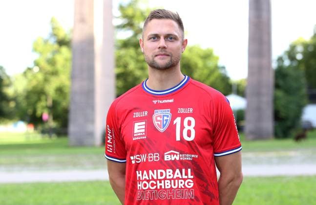 16 07 2024, Germany, Bietigheim, Handball Bundesliga season 2024 2025, SGBBM Bietigheim photo session, 18 Fabian Wiederstein