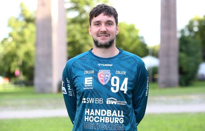 16 07 2024, Germany, Bietigheim, Handball Bundesliga season 2024 2025, SGBBM Bietigheim photo session, 94 Daniel Rebmann