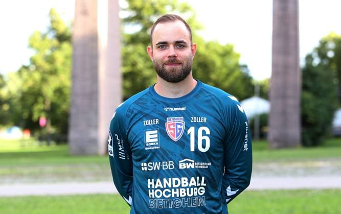 16 07 2024, Germany, Bietigheim, Handball Bundesliga season 2024 2025, SGBBM Bietigheim photo session, 16 Fredrik Genz