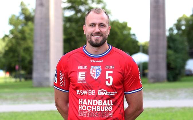 16 07 2024, Germany, Bietigheim, Handball Bundesliga season 2024 2025, SGBBM Bietigheim photo session, 5 Julius Kühn