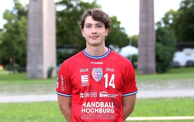 16 07 2024, Germany, Bietigheim, Handball Bundesliga season 2024 2025, SGBBM Bietigheim photo session, 14 Fynn Nicolaus