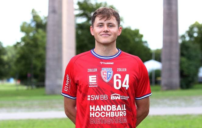 16 07 2024, Germany, Bietigheim, Handball Bundesliga season 2024 2025, SGBBM Bietigheim photo session, 64 Maximilian Hejny