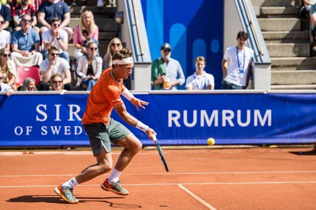 240717 Casper Ruud of Norway and during day 3 of the Nordea Open on July 17, 2024 in Bastad Photo Niclas Jönsson BILDBYRAN COP 273 NO0287 tennis atp 250 nordea open bbeng  Copyright: NICLASxJÖNSSON BB240717NO025