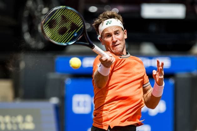 240717 And Casper Ruud of Norway during day 3 of the Nordea Open on July 17, 2024 in Bastad Photo Niclas Jönsson BILDBYRAN COP 273 NO0287 tennis atp 250 nordea open bbeng  Copyright: NICLASxJÖNSSON BB240717NO035