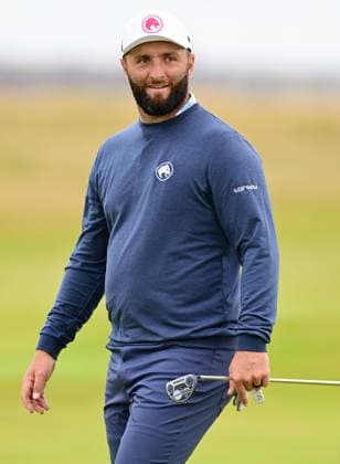 Jon Rahm on the 2nd green The British Open Championship, Practice, Golf, Royal Troon, Troon, UK - 17 July 2024  Copyright: xGreigxCowie Shutterstockx 14587992as