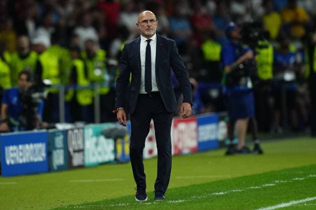 GER: Spain v England. UEFA EURO, EM, Europameisterschaft,Fussball 2024 Final Spain head coach Luis de La Fuente during the UEFA Euro 2024 match between Spain and England, Final, played at Olympiastadion on July 14, 2024 in Berlin, Germany. kpng Copyright: xBaguxBlancox xPRESSINPHOTOx PS_240714_ESP_ENG_2235
