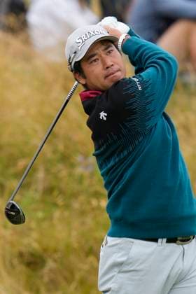 17th July 2024; Royal Troon Golf Club, Troon, South Ayrshire, Scotland; The Open Championship Practice Day 3; Hideki Matsuyama plays from the 10th tee  ActionPlus12669028 StevenxFlynn