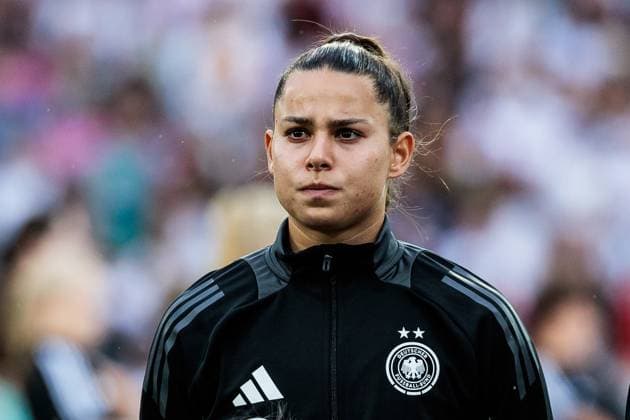 UEFA WOMENS EURO 2025 Qualifier Germany Austria 16 07 2024 Lena Oberdorf Germany, 6 UEFA WOMENS EURO 2025 Qualifier Germany Austria Heinz Von Heiden Arena, Hannover on 16 07 2024 Copyright: xBEAUTIFULxSPORTS Wunderlx