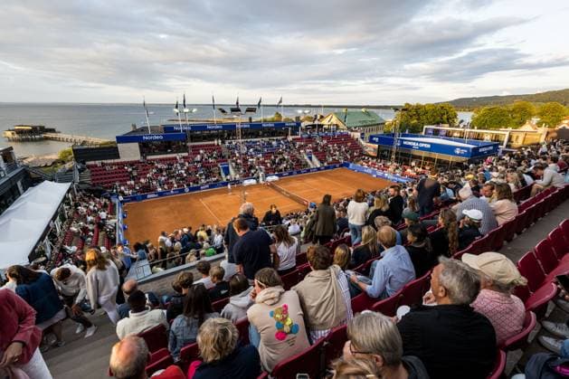 240717 General view of the centercourt during day 3 of the Nordea Open on July 17, 2024 in Bastad Photo Niclas Jönsson BILDBYRAN COP 273 NO0287 tennis atp 250 nordea open bbeng  Copyright: NICLASxJÖNSSON BB240717NO069