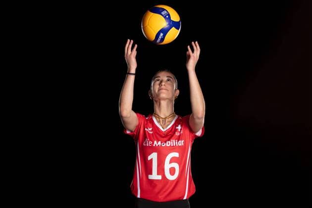 Photo Shoot with Swiss Female National Volleyball Team Schoenenwerd, 24 06 2024 Photo Shoot with Swiss Female National Volleyball Team Fabiana Mottis 16 Schoenenwerd, 24 06 2024 Copyright: xBEAUTIFULxSPORTS OlafxRellischx