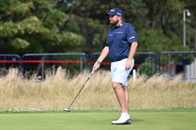17th July 2024; Royal Troon Golf Club, Troon, South Ayrshire, Scotland; The Open Championship Practice Day 3; Shane Lowery on the 18th green  ActionPlus12669271 StevenxFlynn