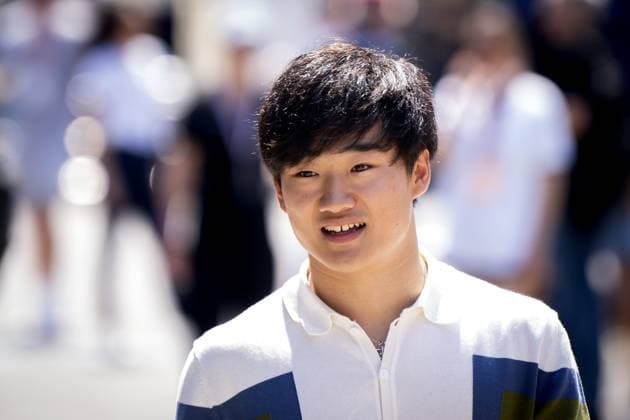 BUDAPEST - Yuki Tsunoda (RB) arrives at the Hungaroring Circuit in the run-up to the Hungarian Grand Prix. ANP SANDER KONING xVIxANPxSportx xxANPxIVx 503710481 originalFilename: 503710481.jpg