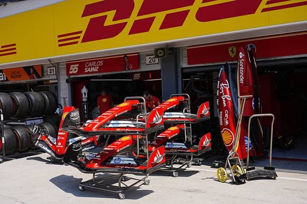 18 07 2024, Hungaroring, Budapest, FORMULA 1 HUNGARIAN GRAND PRIX 2024 , in the picture front wing of Ferrari Defodi 506 20240718 hbr 0175 Defodi-506
