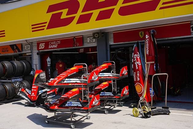 FORMULA 1 HUNGARIAN GRAND PRIX 2024 18 07 2024, Hungaroring, Budapest, FORMULA 1 HUNGARIAN GRAND PRIX 2024 , in the picture front wing of Ferrari nordphotoxGmbHx xBratic nph00250