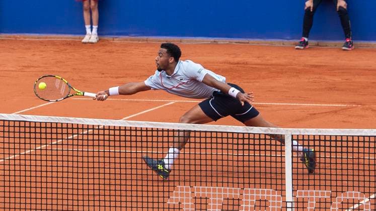 18 07 2024, ATP 500, Tennis, Men, Hamburg Open, Hamburg, Round of 16, Arthur Fils France Laslo Djere Serbia Arthur Fils France Hamburg Tennis Stadium Am Rothenbaum Hamburg Germany