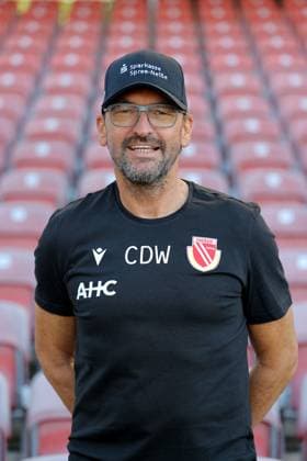 Claus Dieter Wollitz Head Coach FC Energie Cottbus 3 Liga, portrait date 2024 2025 FC Energie Cottbus, 3 Liga, portrait date 2024 2025