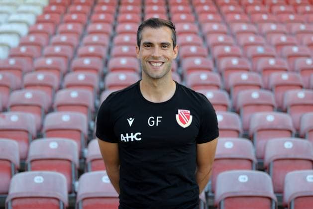 Gian Luca Fraternali Fitness Coach FC Energie Cottbus 3 Liga, Porträttermin 2024 2025 FC Energie Cottbus, 3 Liga, Porträttermin 2024 2025