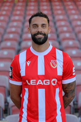 Joshua Putze FC Energie Cottbus 3 Liga, portrait date 2024 2025 FC Energie Cottbus, 3 Liga, portrait date 2024 2025