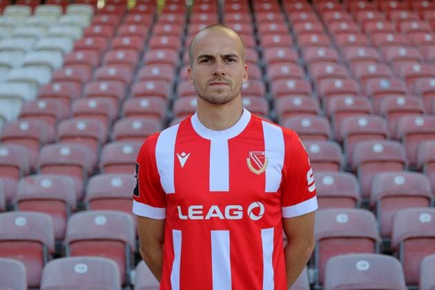 Phil Halbauer FC Energie Cottbus 3 Liga, portrait date 2024 2025 FC Energie Cottbus, 3 Liga, portrait date 2024 2025