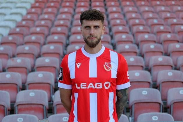Yannik Möker FC Energie Cottbus 3 Liga, portrait date 2024 2025 FC Energie Cottbus, 3 Liga, portrait date 2024 2025