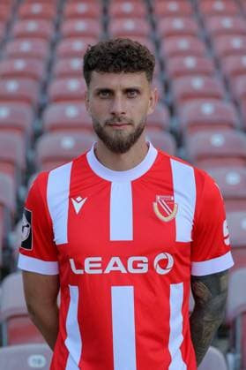Yannik Möker FC Energie Cottbus 3 Liga, portrait date 2024 2025 FC Energie Cottbus, 3 Liga, portrait date 2024 2025