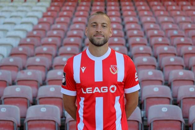 Dennis Slamar FC Energie Cottbus 3 Liga, portrait date 2024 2025 FC Energie Cottbus, 3 Liga, portrait date 2024 2025