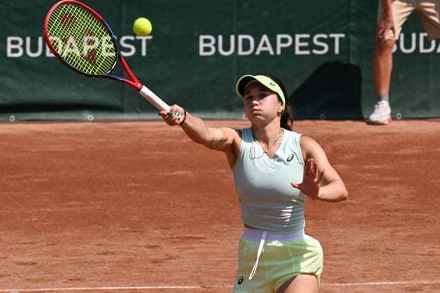 International Tennis match - WTA, Tennis Damen Hungarian Grand Prix - Round of 16 and Quarter finals Eva Lys (GER) during the round 16 match vs. Bernarda Pera (USA) at the WTA250 Hungarian Gran Prix Tennis on 18th July 2024 at Romai Teniszakademia, Budapest, Hungary Hungary Hungary  Copyright: xIPAxSport ABACAx