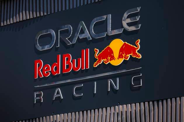 Red Bull Racing logo illustration during the Formula 1 Hungarian Grand Prix 2024, 13th round of the 2024 Formula One World Championship, WM, Weltmeisterschaft from July 19 to 21, 2024 on the Hungaroring, in Mogyorod, Hungary - F1 - HUNGARIAN GRAND PRIX 2024 DPPI Panoramic  240718_R11_UNGHERIA_DP_EA020009