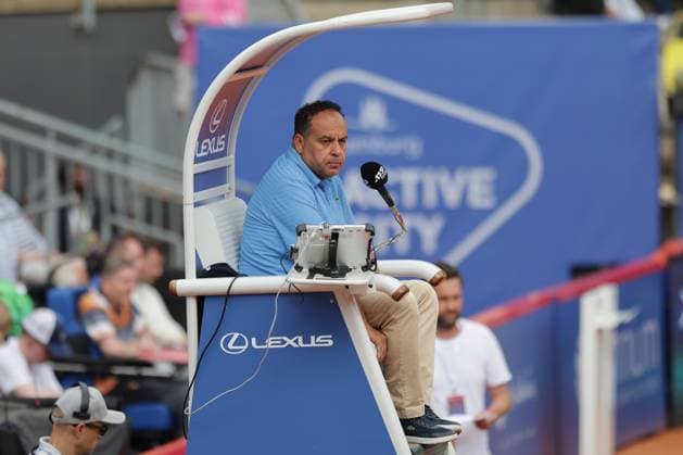 Tennis Men ATP, Tennis Men Tour 500 European Open Hamburg, Hamburg Open ATP 500 2024 , 18 07 2024, umpire Copyright: FernandoxSoares