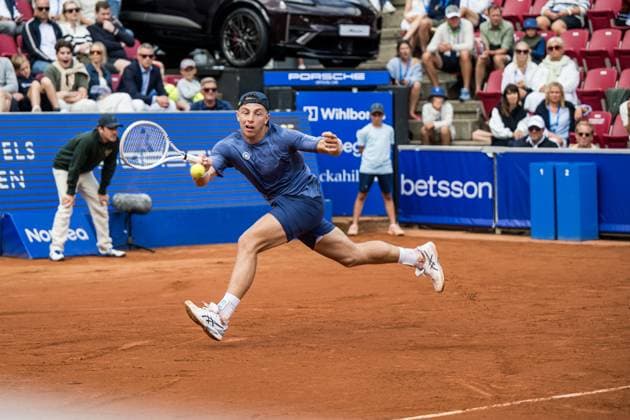 240718 Timofey Skatov of Kazakhstan during day 4 of the Nordea Open on July 18, 2024 in Bastad Photo Niclas Jönsson BILDBYRAN COP 273 NO0288 tennis atp 250 nordea open bbeng  Copyright: NICLASxJÖNSSON BB240718NO012