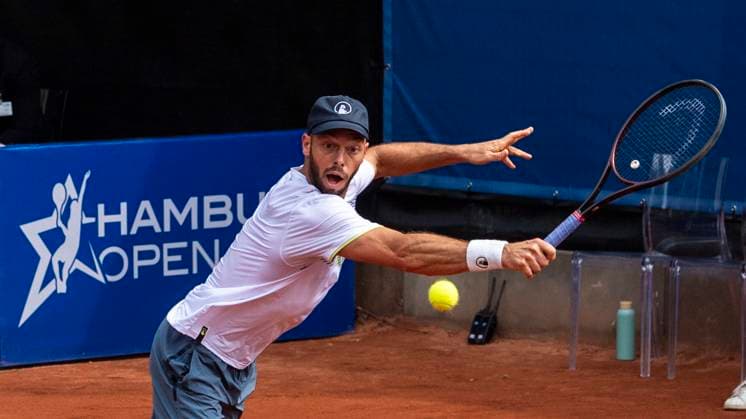 18 07 2024, ATP 500, Tennis, Men, Hamburg Open, Hamburg, Round of 16, Doubles, Kevin Krawietz Tim Pütz Germany N Vijay Sundar Prashanth Jeevan Nedunchezhiayan Indonesia Tim Pütz Germany Hamburg Tennis Stadion Am Rothenbaum Hamburg Germany