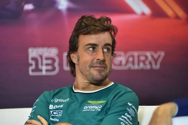 July 18, 2024, Budapest, Budapest, Hungary: Fernando Alonso (Aston Martin) on the Drivers press conference, PK, Pressekonferenz before the Hungarian Grand Prix held on July 21 on the Hungaroring. Budapest Hungary - ZUMAs291 20240718_zip_s291_019 Copyright: xBalintxSzentgallayx