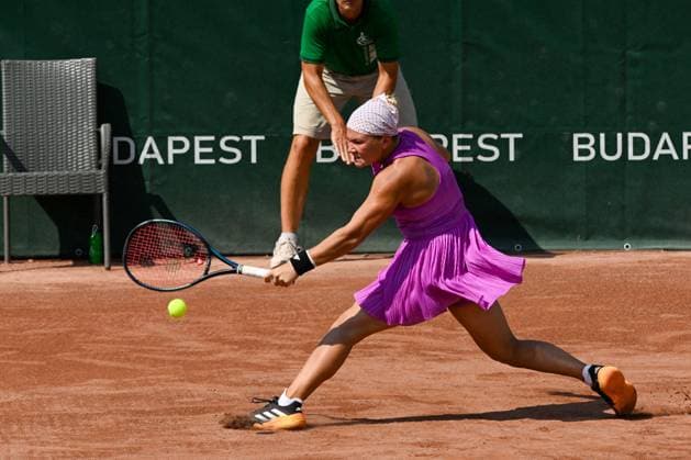 International Tennis match - WTA, Tennis Damen Hungarian Grand Prix - Round of 16 and Quarter finals Diana Shnaider during the round 16 match vs. Ekaterina Makarova at the WTA250 Hungarian Gran Prix Tennis on 18th July 2024 at Romai Teniszakademia, Budapest, Hungary Hungary Hungary  Copyright: xIPAxSport ABACAx