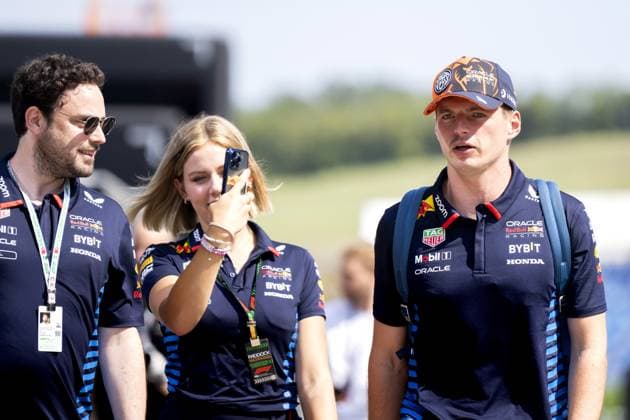 BUDAPEST - Max Verstappen (Red Bull Racing) arrives at the Hungaroring Circuit in the run-up to the Hungarian Grand Prix. ANP SANDER KONING xVIxANPxSportx xxANPxIVx 503720984 originalFilename: 503720984.jpg