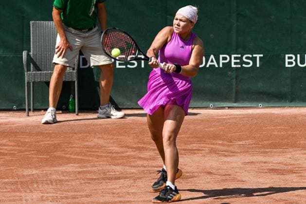 International Tennis match - WTA, Tennis Damen Hungarian Grand Prix - Round of 16 and Quarter finals Diana Shnaider during the round 16 match vs. Ekaterina Makarova at the WTA250 Hungarian Gran Prix Tennis on 18th July 2024 at Romai Teniszakademia, Budapest, Hungary Hungary Hungary  Copyright: xIPAxSport ABACAx