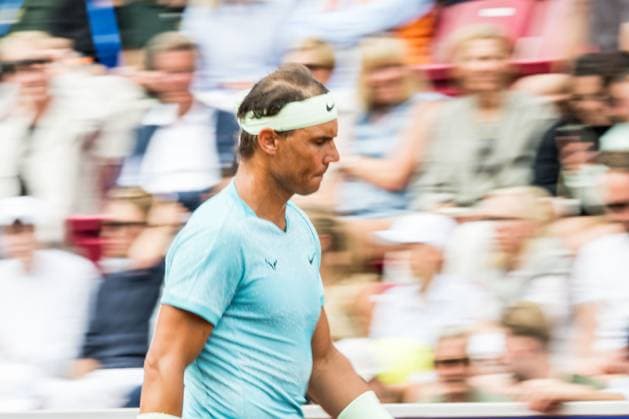 240718 Rafael Nadal of Spain looks dejected during day 4 of the Nordea Open on July 18, 2024 in Bastad Photo Niclas Jönsson BILDBYRAN COP 273 NO0288 tennis atp 250 nordea open bbeng depp  Copyright: NICLASxJÖNSSON BB240718NO020