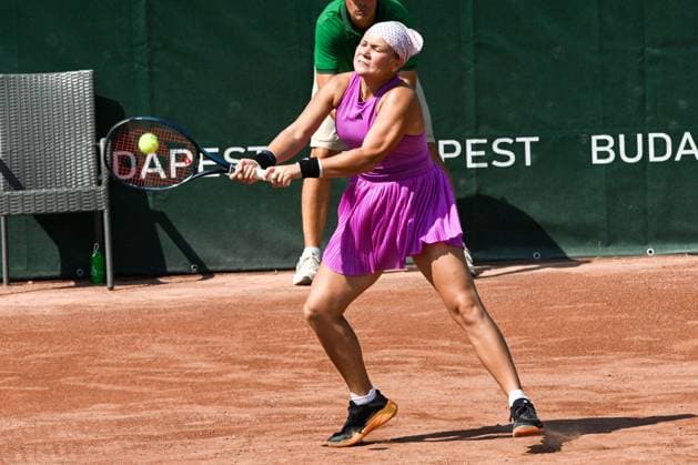 Hungary: Diana Shnaider during the round 16 match vs. Ekaterina Makarova at the WTA250 Hungarian Gran Prix Tennis on 18th July 2024 at Romai Teniszakademia, Budapest, Hungary International Tennis match - WTA, Tennis Damen Hungarian Grand Prix - Round of 16 and Quarter finals  - ZUMAp169 20240718_zsa_p169_124 Copyright: xVincenzoxOrlando IPAxSportx