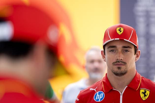 BUDAPEST - Charles Leclerc (Ferrari) at the Hungaroring Circuit in the run-up to the Hungarian Grand Prix. ANP SANDER KONING xVIxANPxSportx xxANPxIVx 503721487 originalFilename: 503721487.jpg
