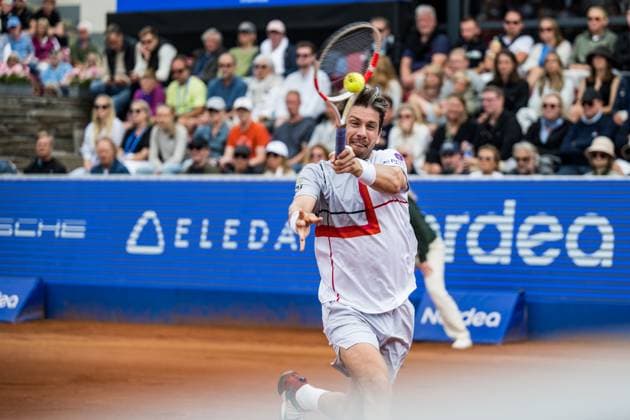 240718 Cameron Norrie of Great Britain during day 4 of the Nordea Open on July 18, 2024 in Bastad Photo Niclas Jönsson BILDBYRAN COP 273 NO0288 tennis atp 250 nordea open bbeng  Copyright: NICLASxJÖNSSON BB240718NO021