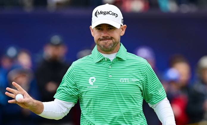 Brian Harman on the 14th Green The British Open Championship, Day One, Golf, Royal Troon, Troon, UK - 18 July 2024  Copyright: xGreigxCowie Shutterstockx 14587994bm
