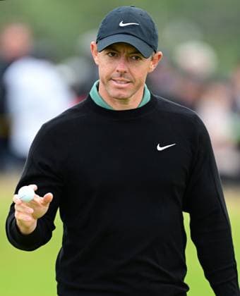 Rory McIlroy on the 14th Green The British Open Championship, Day One, Golf, Royal Troon, Troon, UK - 18 July 2024  Copyright: xGreigxCowie Shutterstockx 14587994bt