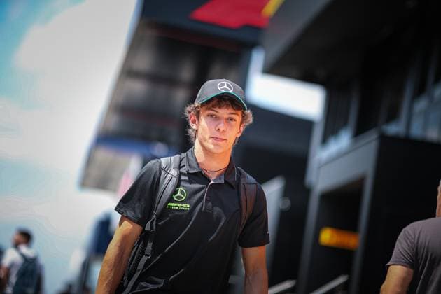 Kimi Antonelli (ITA) Mercedes driver, f2 driver for Prema Racing, during the Hungarian GP, Budapest 18-21 July 2024 Formula 1 World Championship, WM, Weltmeisterschaft 2024.  Copyright: xFedericoxBasile IPAxSportx xipa-x xx IPA_48092039 IPA_Agency_IPA48092039