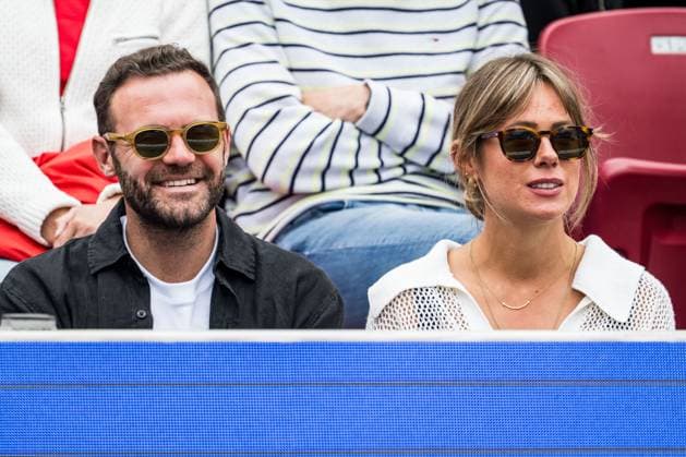 240718 Juan Mata of Spain and wife during day 4 of the Nordea Open on July 18, 2024 in Bastad Photo Niclas Jönsson BILDBYRAN COP 273 NO0288 tennis atp 250 nordea open bbeng  Copyright: NICLASxJÖNSSON BB240718NO041
