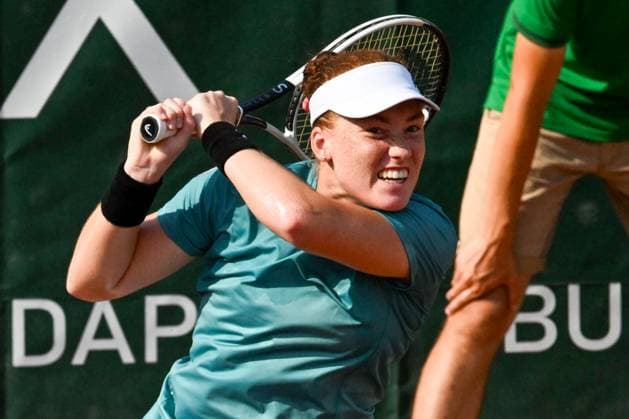 Ella Seidel (GER) during the round 16 match vs. Anna Bondar (HUN) at the WTA250 Hungarian Gran Prix Tennis on 18th July 2024 at Romai Teniszakademia, Budapest, Hungary  Copyright: xVincenzoxOrlando IPAxSportx xipax xx IPA_48093096 IPA_Agency_IPA48093096