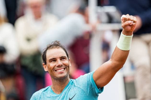 240718 Rafael Nadal of Spain celebrates during day 4 of the Nordea Open on July 18, 2024 in Bastad Photo Niclas Jönsson BILDBYRAN COP 273 NO0288 tennis atp 250 nordea open bbeng jubel  Copyright: NICLASxJÖNSSON BB240718NO045