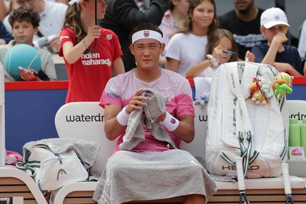 Tennis Men ATP, Tennis Men Tour 500 European Open Hamburg, Hamburg Open ATP 500 2024 , 18 07 2024 , Zhizhen Zhang CHN Copyright: FernandoxSoares