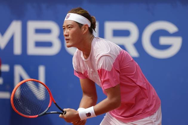 Tennis Men ATP, Tennis Men Tour 500 European Open Hamburg, Hamburg Open ATP 500 2024 , 18 07 2024 , Zhizhen Zhang CHN Copyright: FernandoxSoares